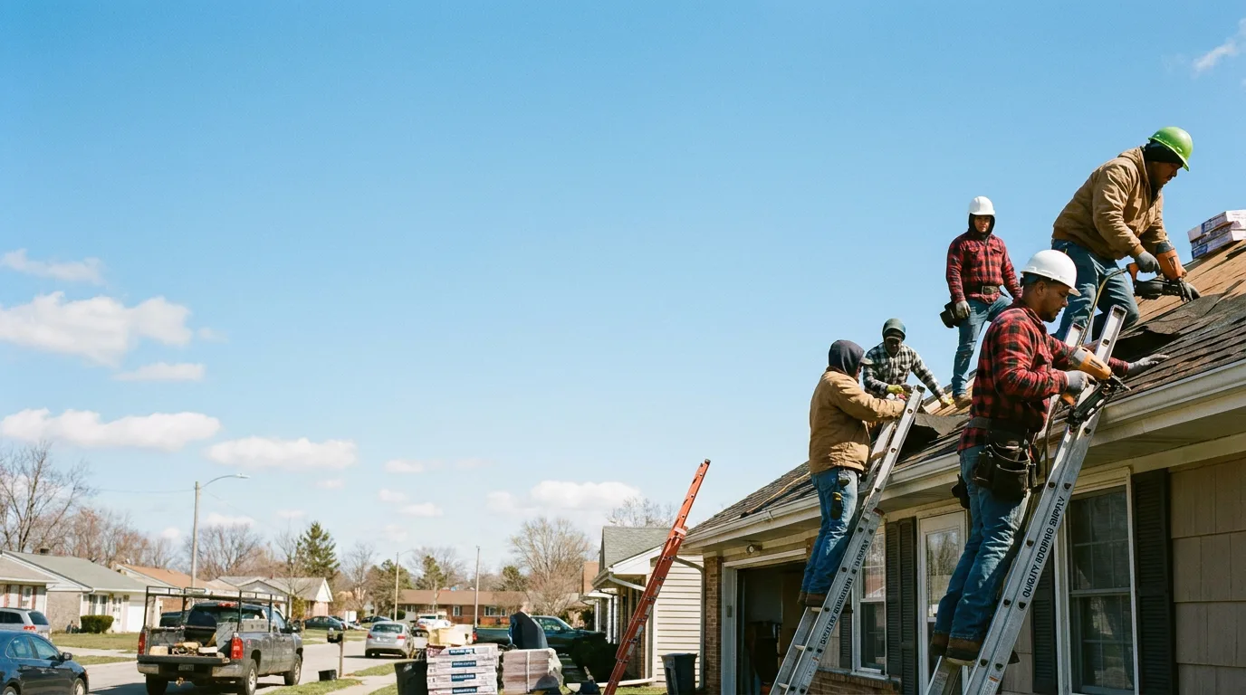 Roofing in Bellflower, IL near me